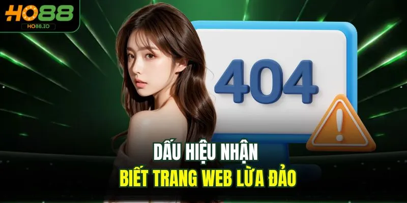 Dấu hiệu nhận biết trang web lừa đảo