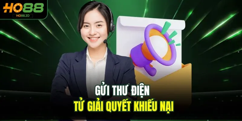 Gửi thư điện tử giải quyết khiếu nại